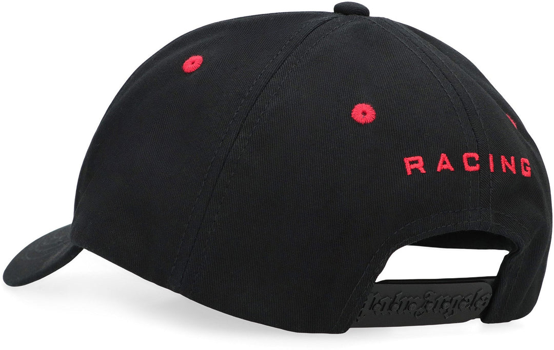 PALM ANGELS Adjustable Baseball Cap with Racing Monogram Detail