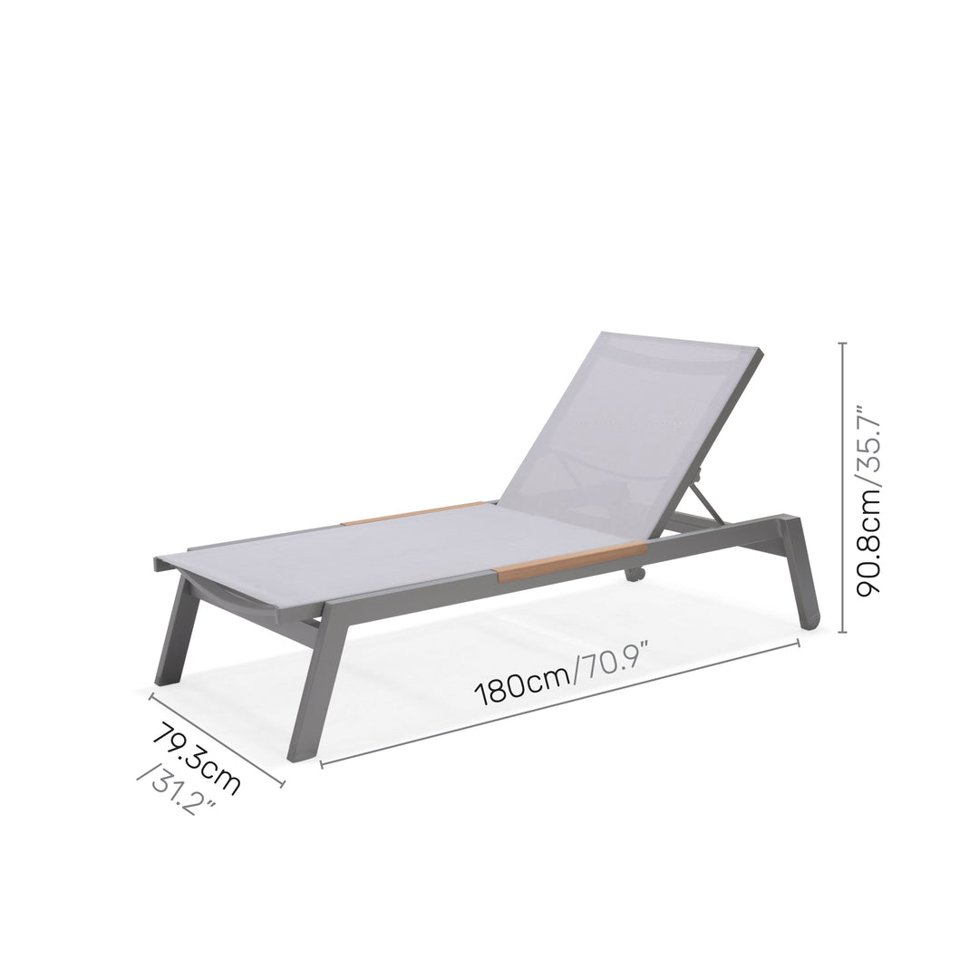 Panama Light Duo Coffee Set &amp; Sun Loungers - 3pc