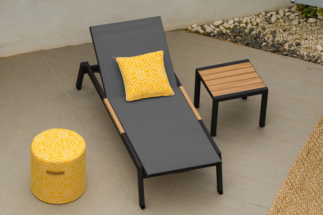 Panama Dark Duo Coffee Set &amp; Sun Loungers - 3pc