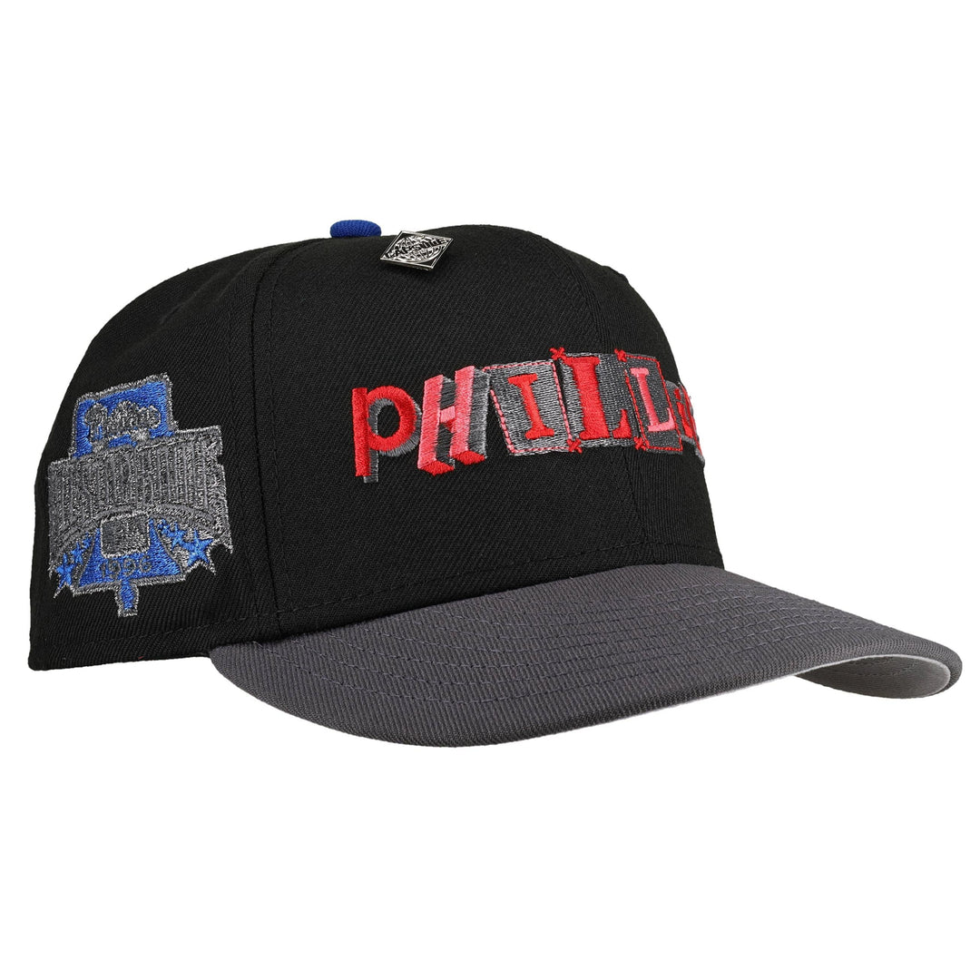 Philadelphia Phillies 1996 ASG Black/Graphite Ransom Metallic 59Fifty Fitted Hat