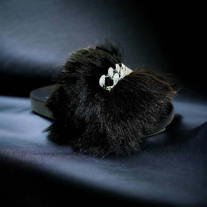 Michaela V Pupa Slippers — Black