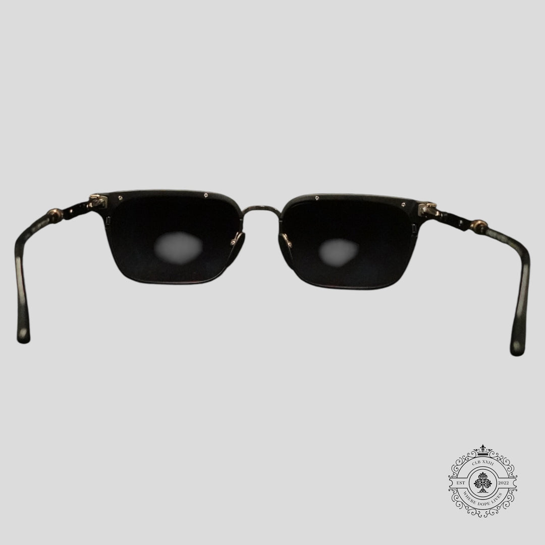 Chrome Hearts See U Next Tuesday Glasses in Black/Silver