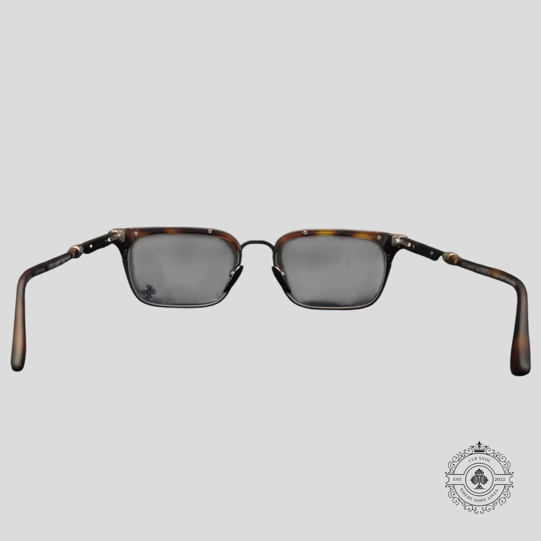 Chrome Hearts See U Next Tuesday Glasses in Tortoise Shell/Silver