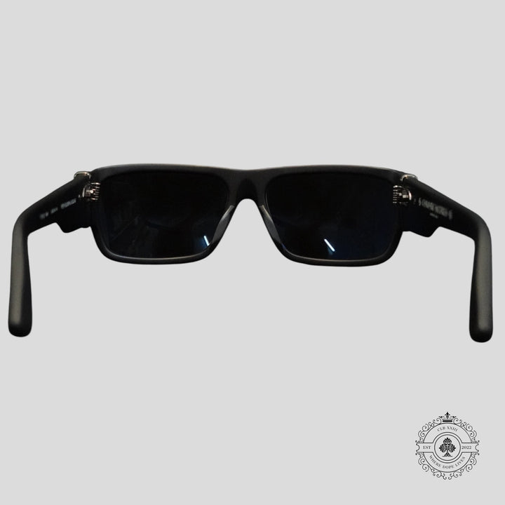 Chrome Hearts Yer Bjorn Again Glasses in Matte Black/Silver