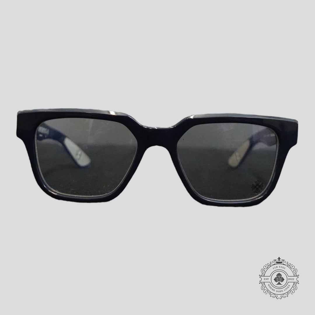 Chrome Hearts Vagillionaire II Glasses in Blue/Silver