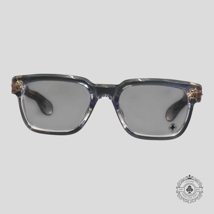 Chrome Hearts Pen 15 Sunglasses in Clear/Gold