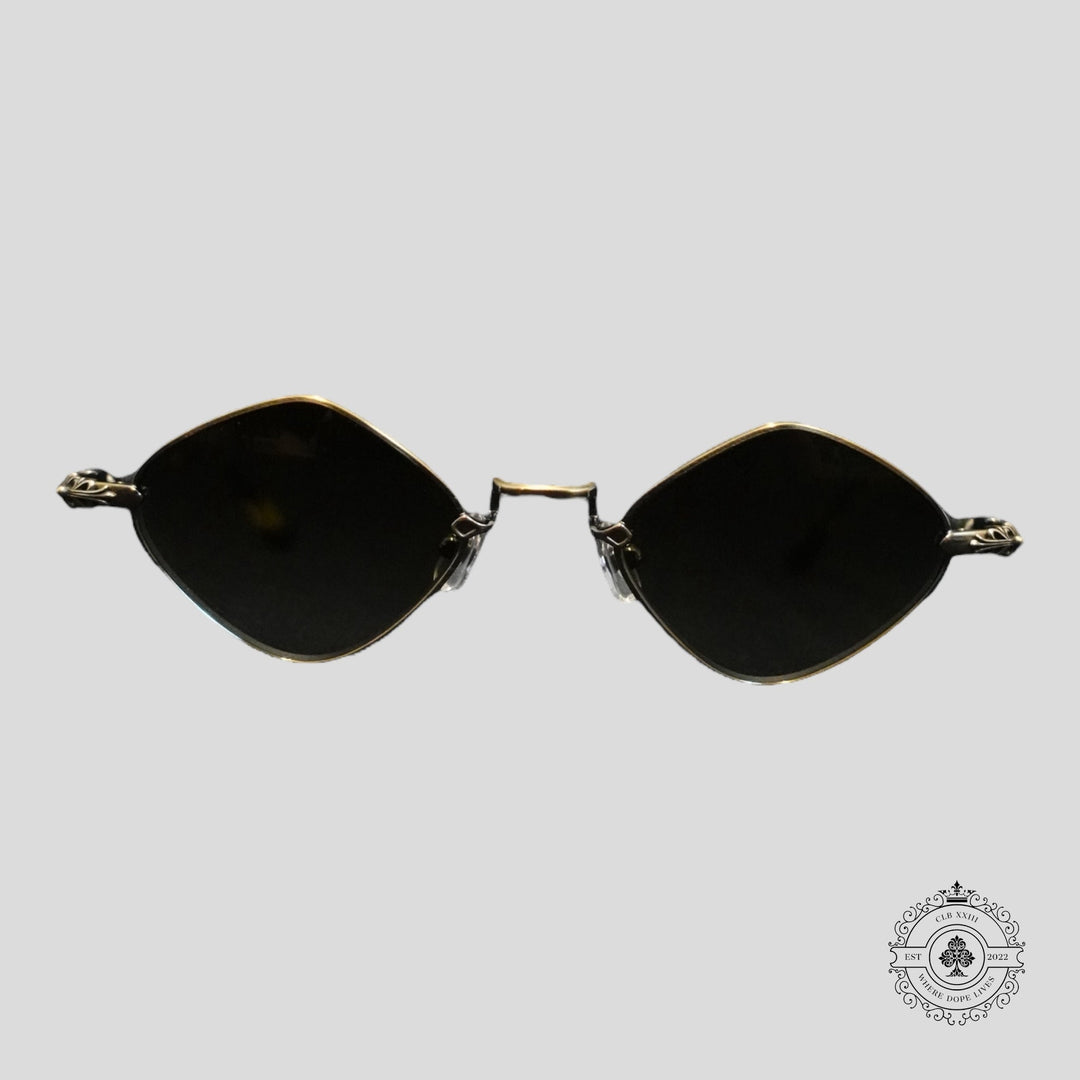 Chrome Hearts Diamond Dog Sunglasses in Tortoise
