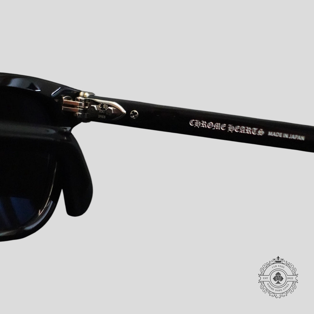 Chrome Hearts Smoke Show Glasses in Black/Silver