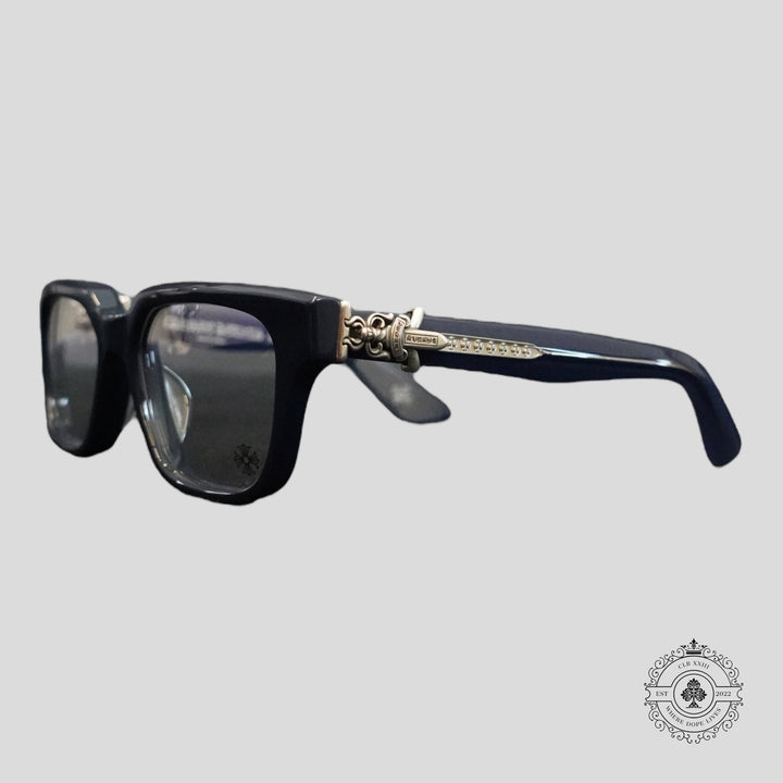 Chrome Hearts Vagillionaire II Glasses in Blue/Silver