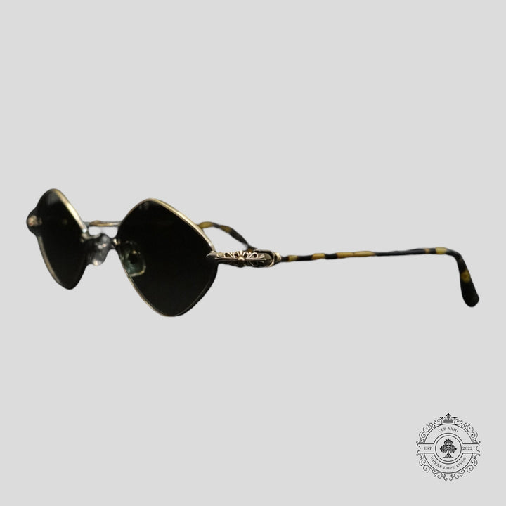 Chrome Hearts Diamond Dog Sunglasses in Tortoise
