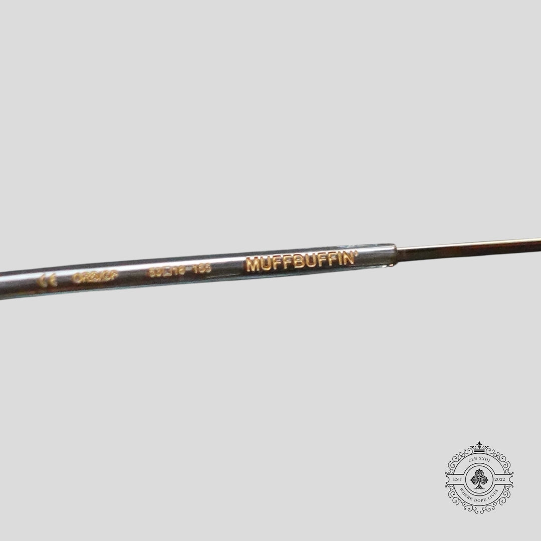 Chrome Hearts Muffbuffin' Glasses in Gold