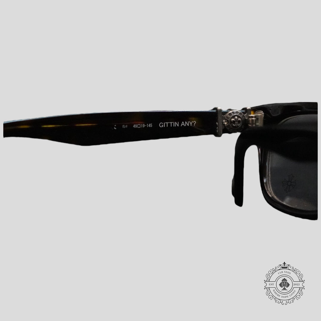 Chrome Hearts Gittin Any? Glasses in Tortoise Shell/Silver