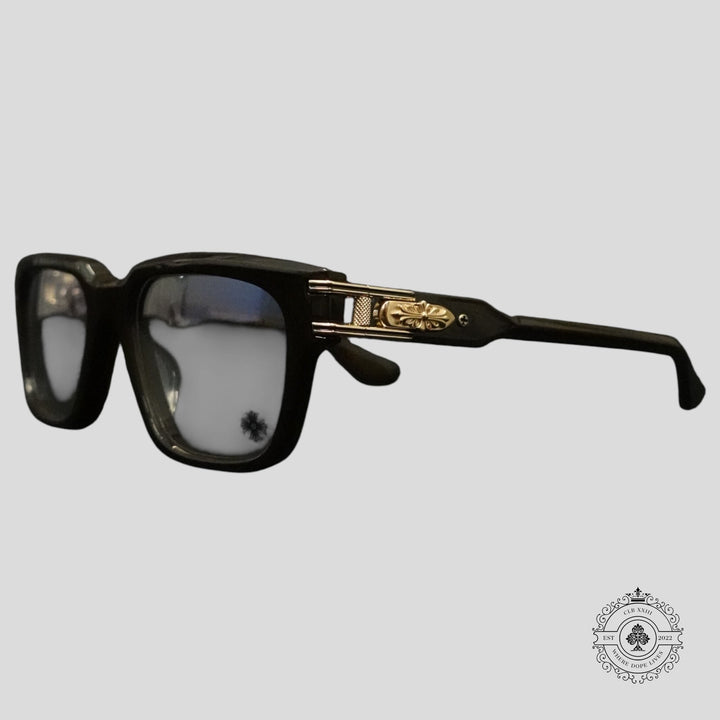 Chrome Hearts Bulge Sunglasses in Brown/Gold
