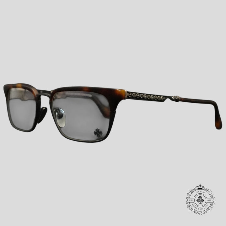 Chrome Hearts See U Next Tuesday Glasses in Tortoise Shell/Silver