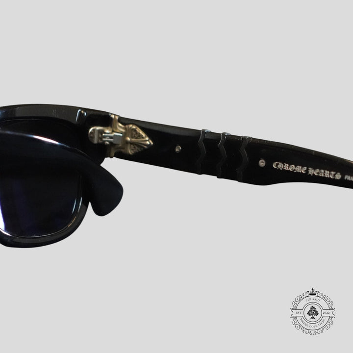 Chrome Hearts Instagasm Glasses in Black/Silver
