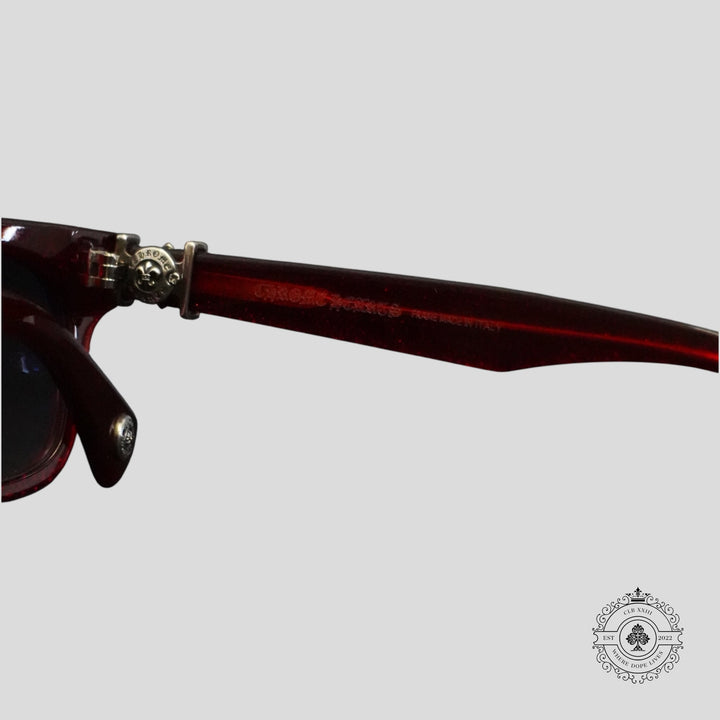 Chrome Hearts Gittin Any? Glasses in Red/Silver
