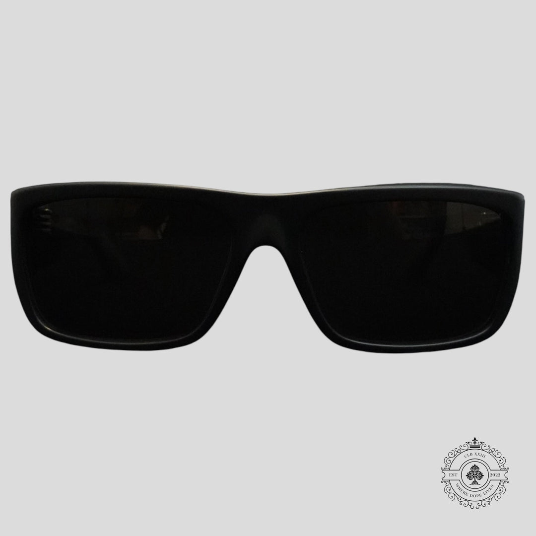 Chrome Hearts Yer Bjorn Again Glasses in Matte Black/Silver