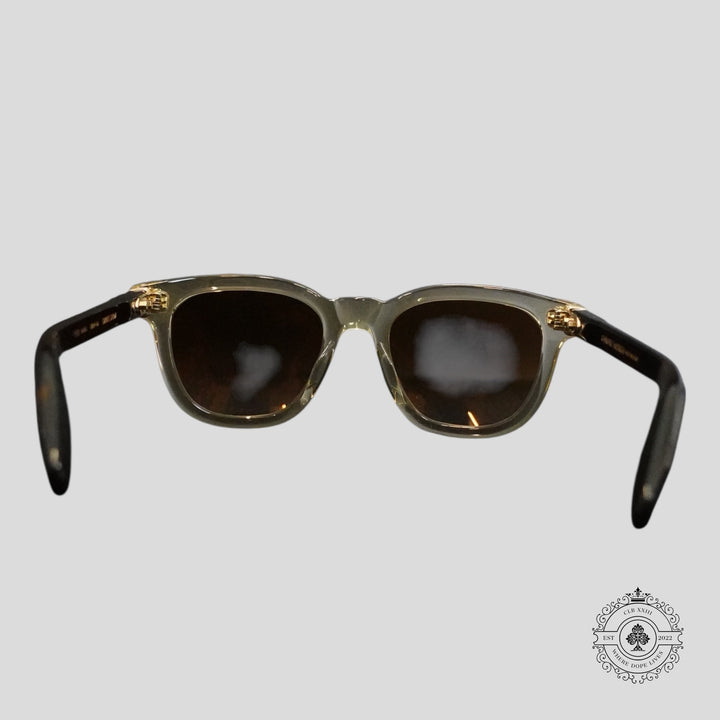 Chrome Hearts Smoke Show Glasses in Tortoise Shell/Gold