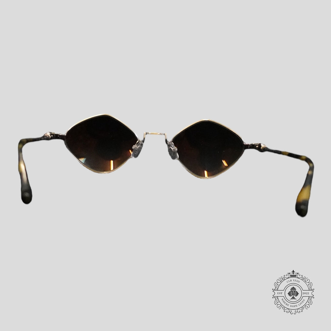 Chrome Hearts Diamond Dog Sunglasses in Tortoise