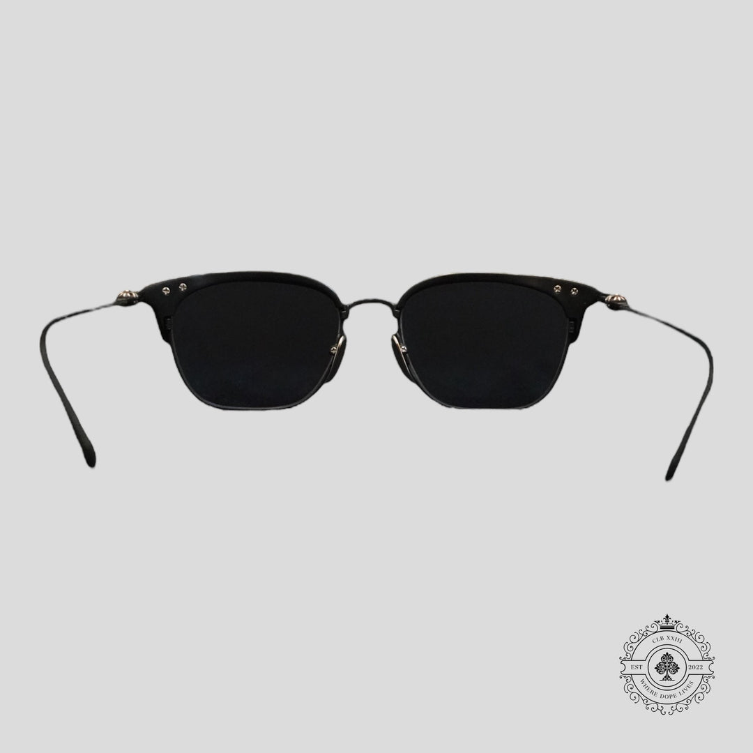 Chrome Hearts Sluntradiction Sunglasses in Matte Black/Silver