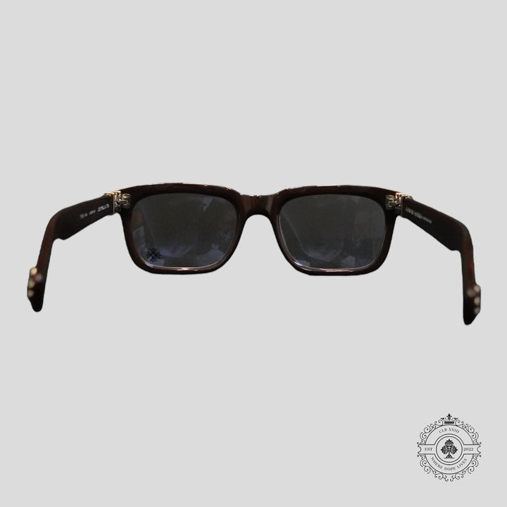 Chrome Hearts See You In Tea Sunglasses in Brown/Silver