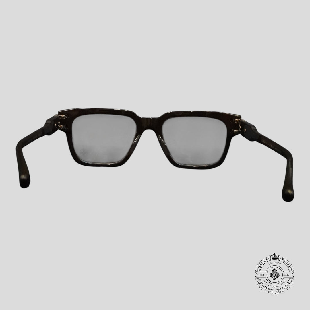 Chrome Hearts Bulge Glasses in Brown/Gold