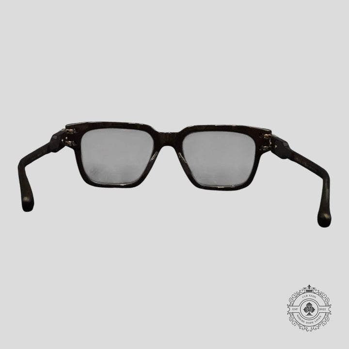 Chrome Hearts Bulge Glasses in Brown/Gold