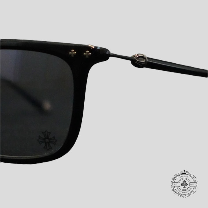 Chrome Hearts Big Ricky II-A Glasses in Black/Silver