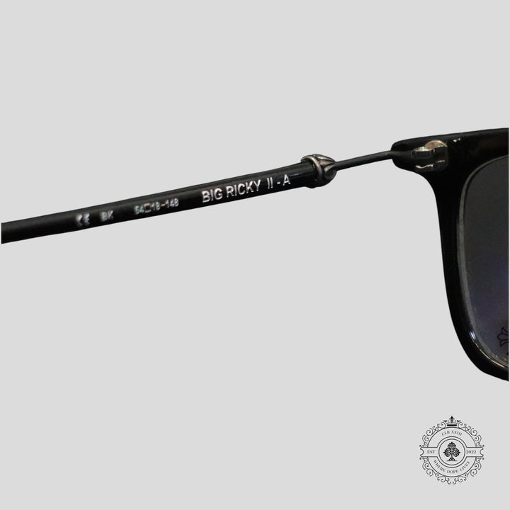 Chrome Hearts Big Ricky II-A Glasses in Black/Silver