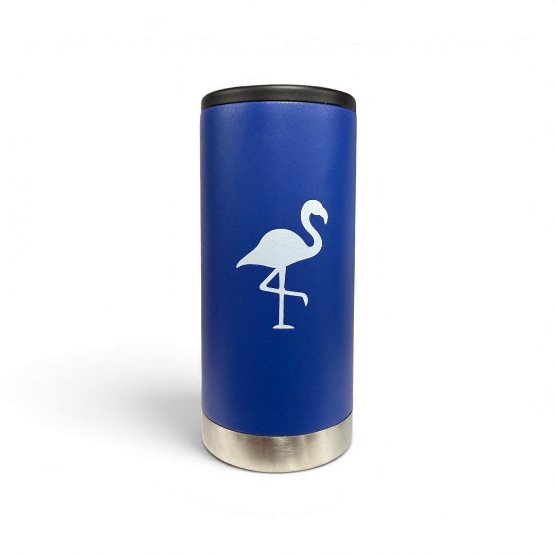 12 oz Slim Can Cooler | Double-Wall Vacuum Insulated Stainless Steel Skinny Can Cooler | Fits Slim Cans &amp; Bottles