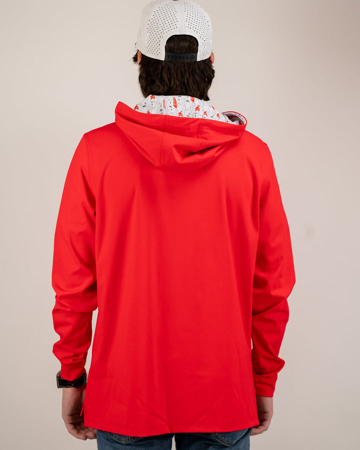 Performance Golf Hoodie - Coca-Cola Red