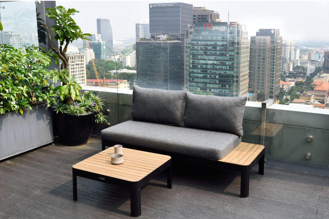 Portals Dark 2-Seat Sofa