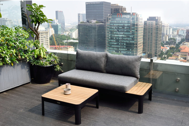 Portals Dark 2-Seat Sofa