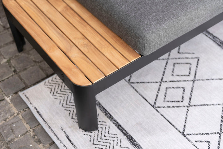 Portals Dark 2-Seat Sofa