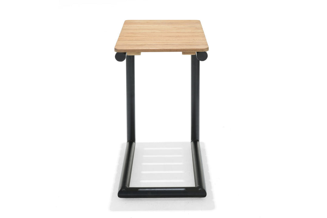 Portals Dark C-Shape Side Table Black