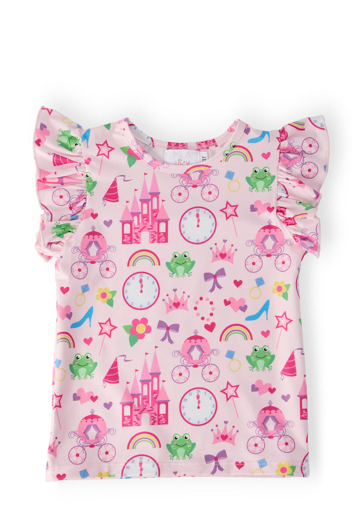 Princess &amp; the Froggie S/S Ruffle Tee