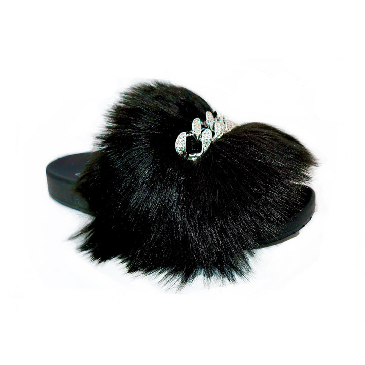 Michaela V Pupa Slippers — Black
