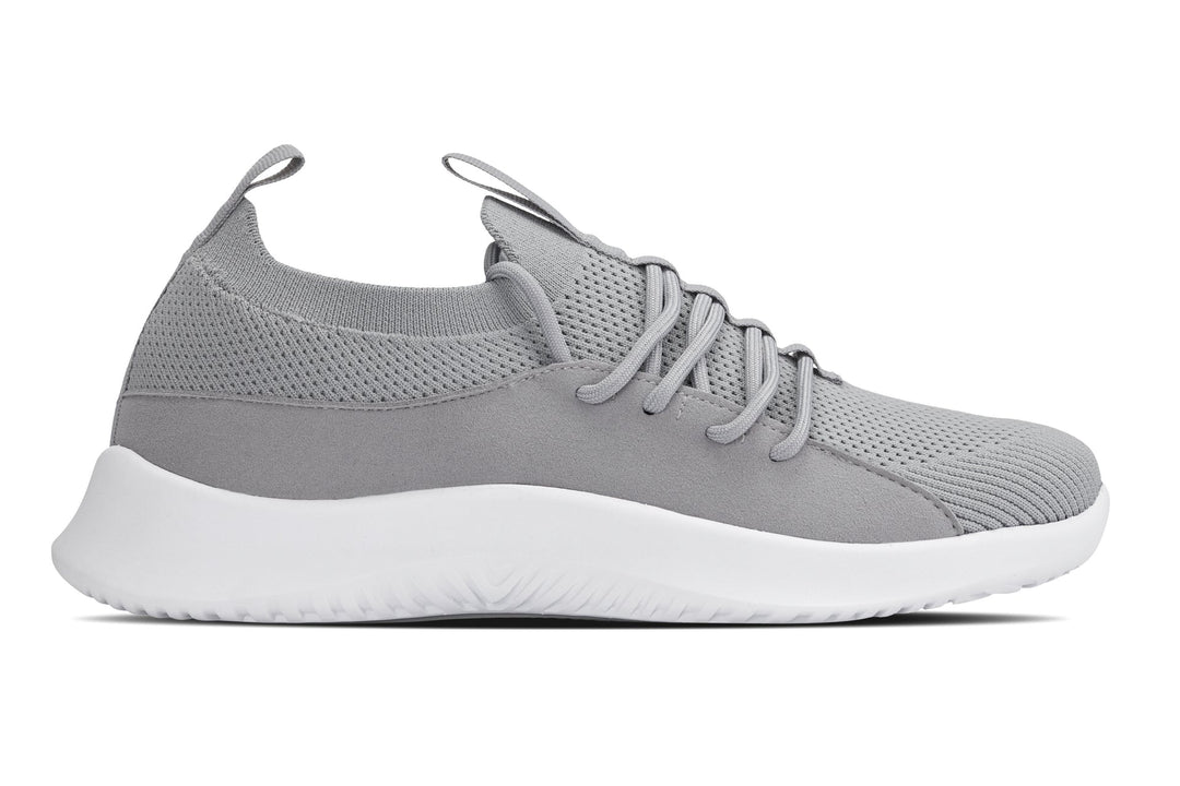 CALTO - Q134 - 2.4 Inches Taller (Light Gray/White Sole) - Ultra Lightweight Sneakers