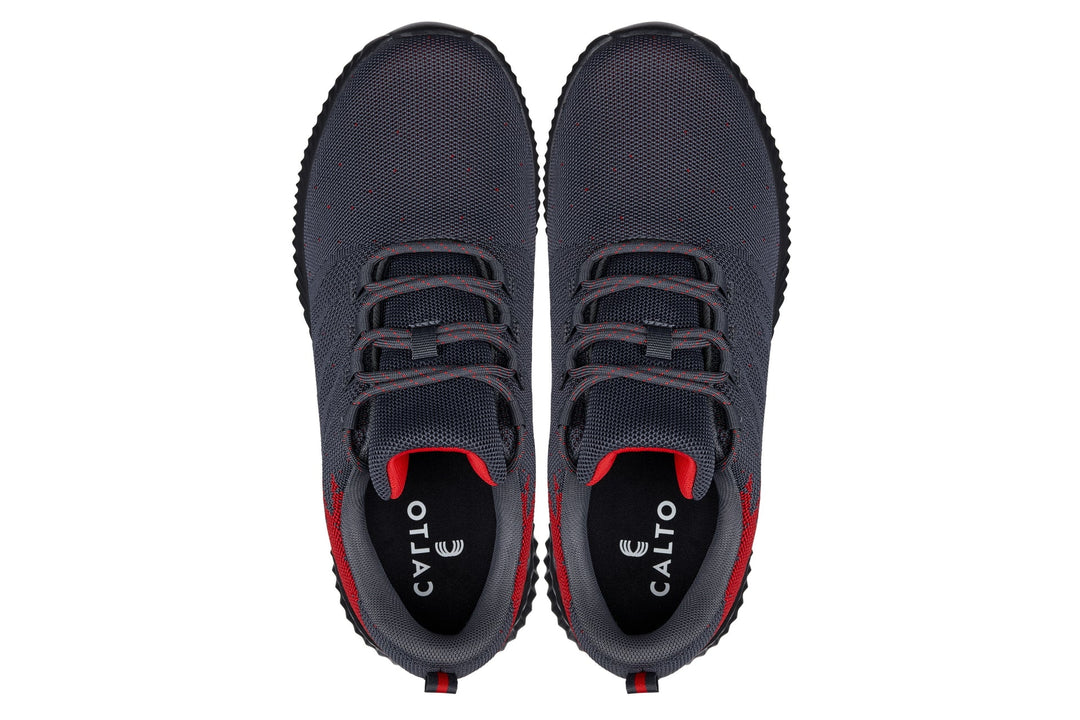 CALTO - Q218 - 2.4 Inches Taller (Grey/Red) - Ultra Lightweight