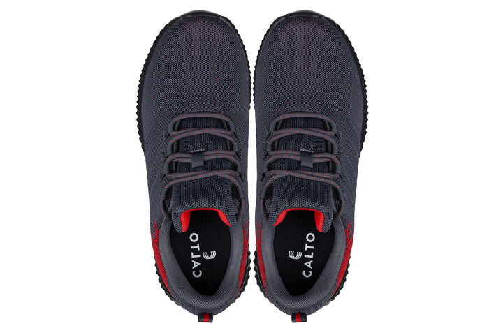 CALTO - Q218 - 2.4 Inches Taller (Grey/Red) - Ultra Lightweight