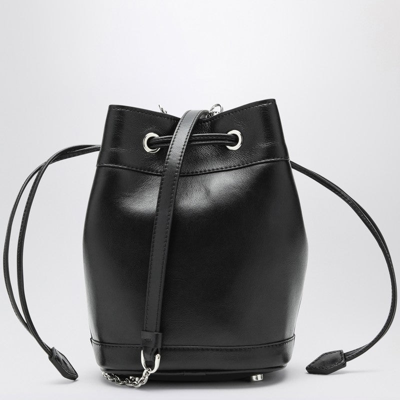 Roger Vivier Black Leather Bucket Bag Très Vivier Women