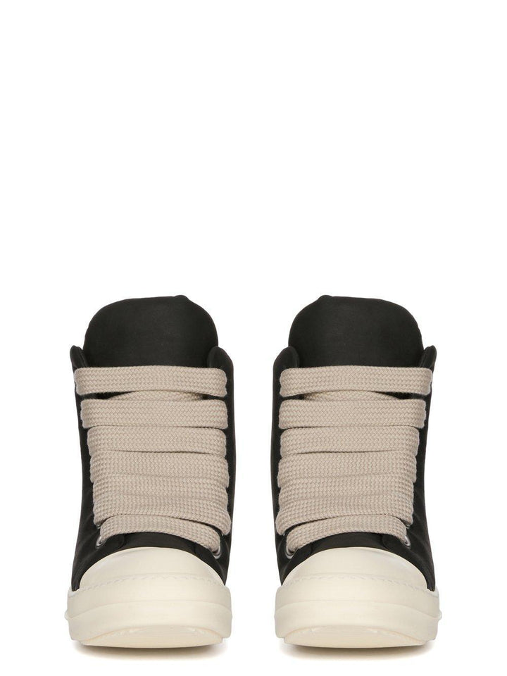 Rick Owens Porterville Runway Jumbo Laced High Sneakers Black / Milk