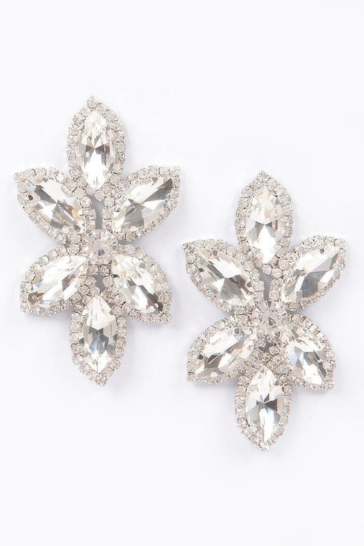 Radiant Layered Rhinestone Earrings | BYMANYC ® New York Style