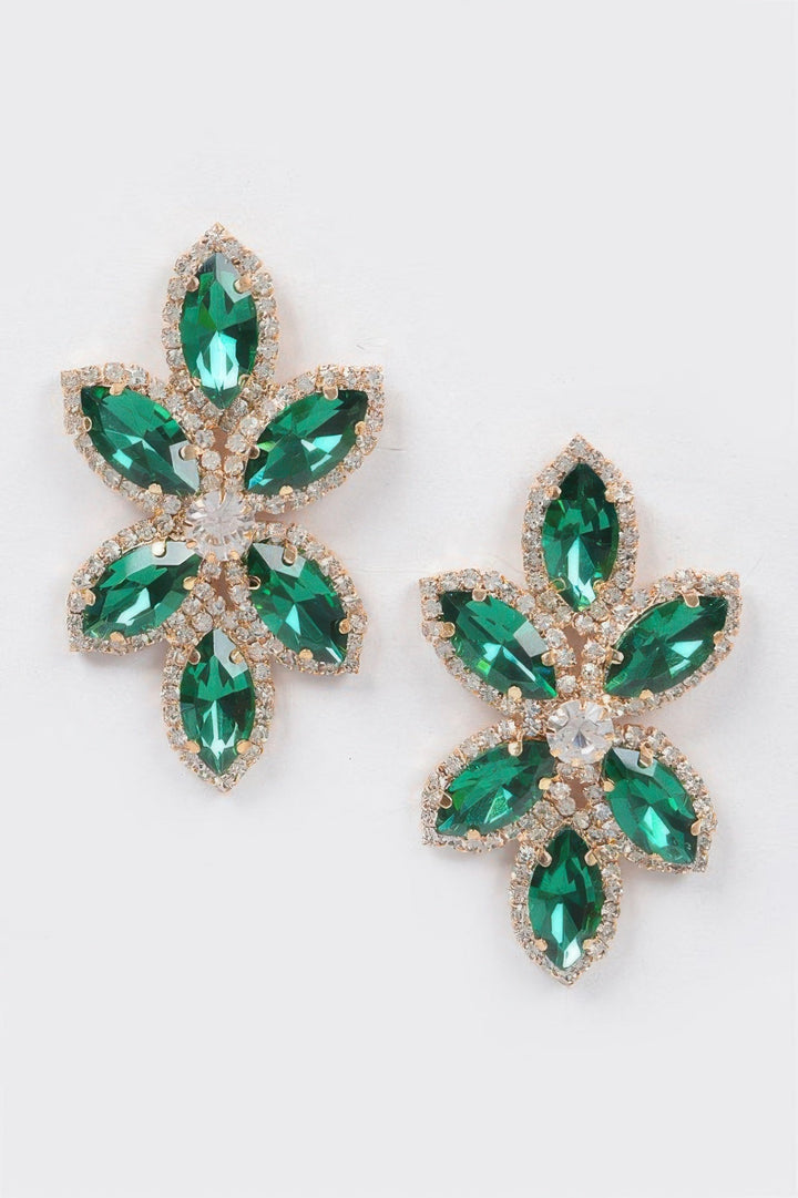 Radiant Layered Rhinestone Earrings | BYMANYC ® New York Style