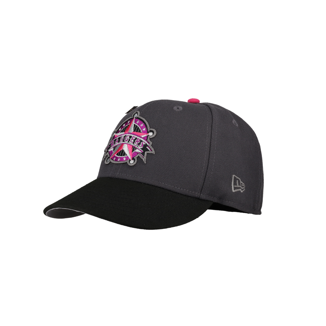Texas Rangers American National Graphite/Black/Neon Metallic 59Fifty Fitted Hat