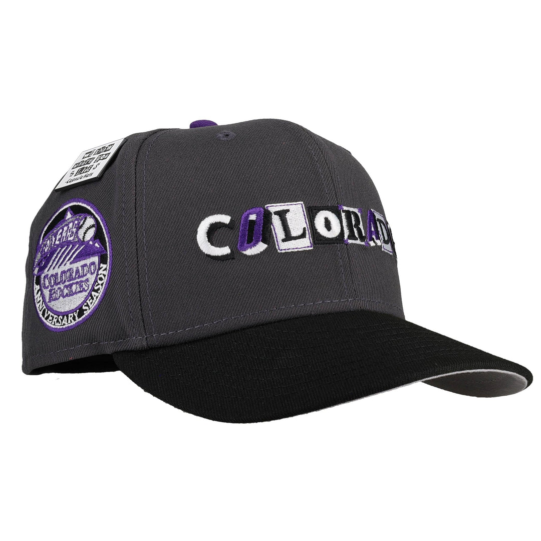 Colorado Rockies 10 years "Ransom Note Pack" 59Fifty Fitted Hat