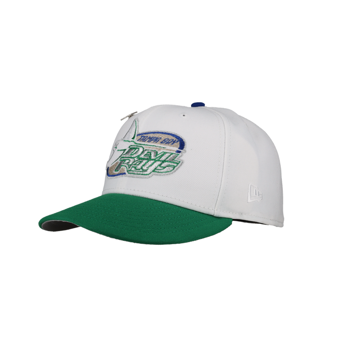 Tampa Bay Rays 1998 Inaugural Metallic White Dome 59Fifty Fitted Hat