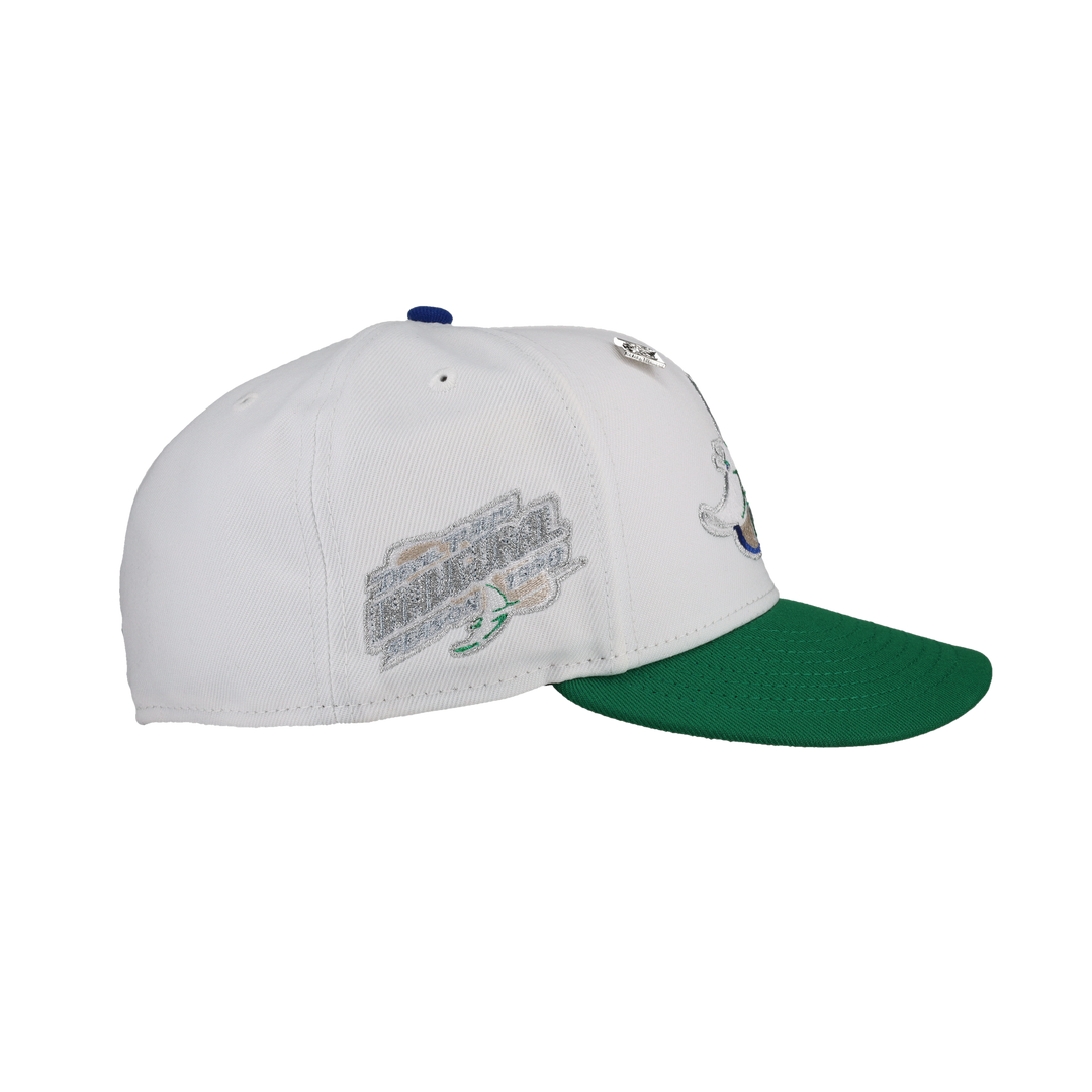 Tampa Bay Rays 1998 Inaugural Metallic White Dome 59Fifty Fitted Hat