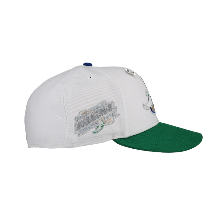 Tampa Bay Rays 1998 Inaugural Metallic White Dome 59Fifty Fitted Hat