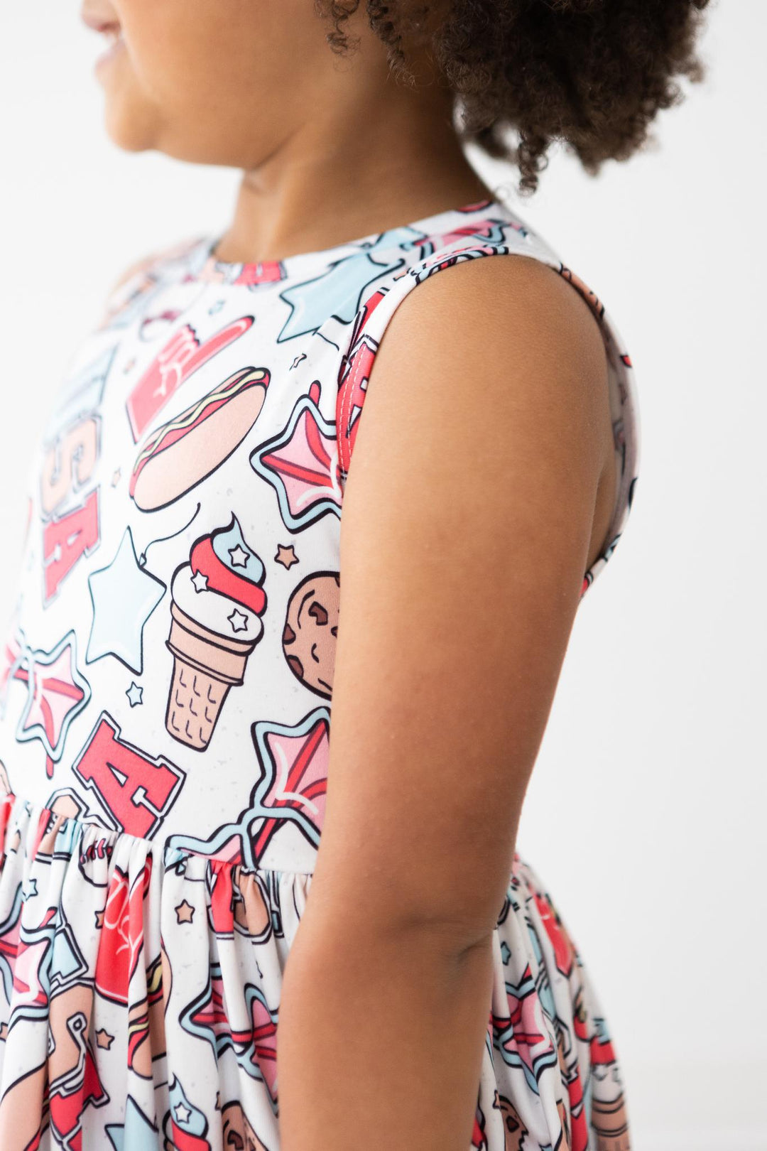 SALE Red, White &amp; BBQ Tank Twirl Dress